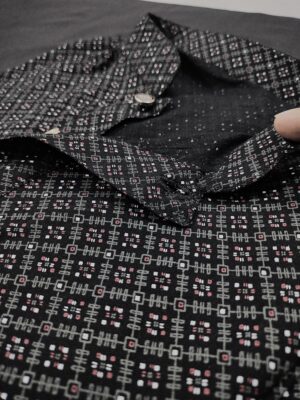 Premium White Printed Panjabi